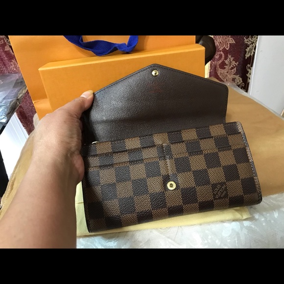 Louis Vuitton Sarah wallet Dameir Ebene - Picture 10 of 11